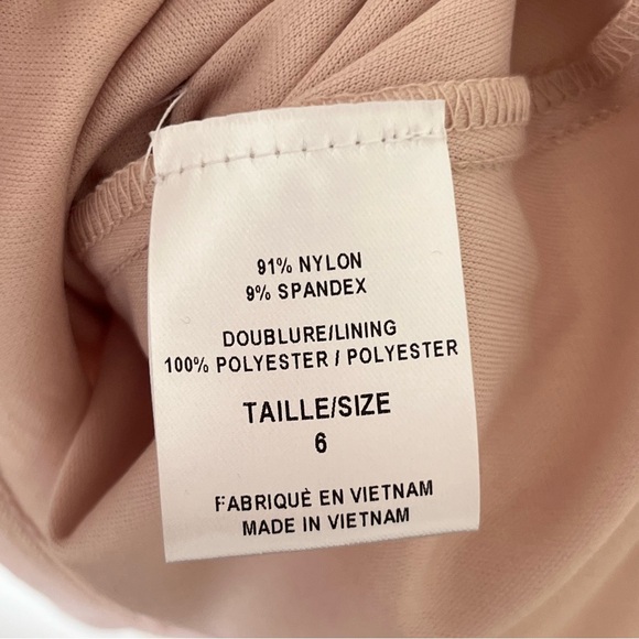 Le Château Cream Lace Midi Dress Sz 6 NWT Romantic High Low Bridal Cottagecore - Picture 10 of 13